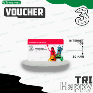 VC Tri Happy 11GB / 30Hari