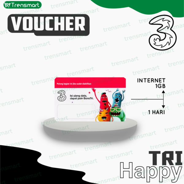 VC Tri Happy 1GB / 1Hari