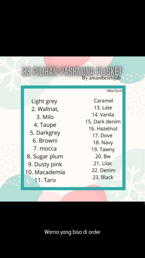 Pashmina Plisket - Gambar 2