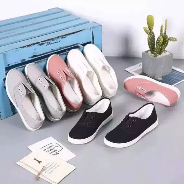 Sepatu Slip On Wanita Tanpa Tali - Gambar 6