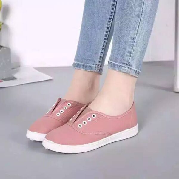 Sepatu Slip On Wanita Tanpa Tali - Gambar 7